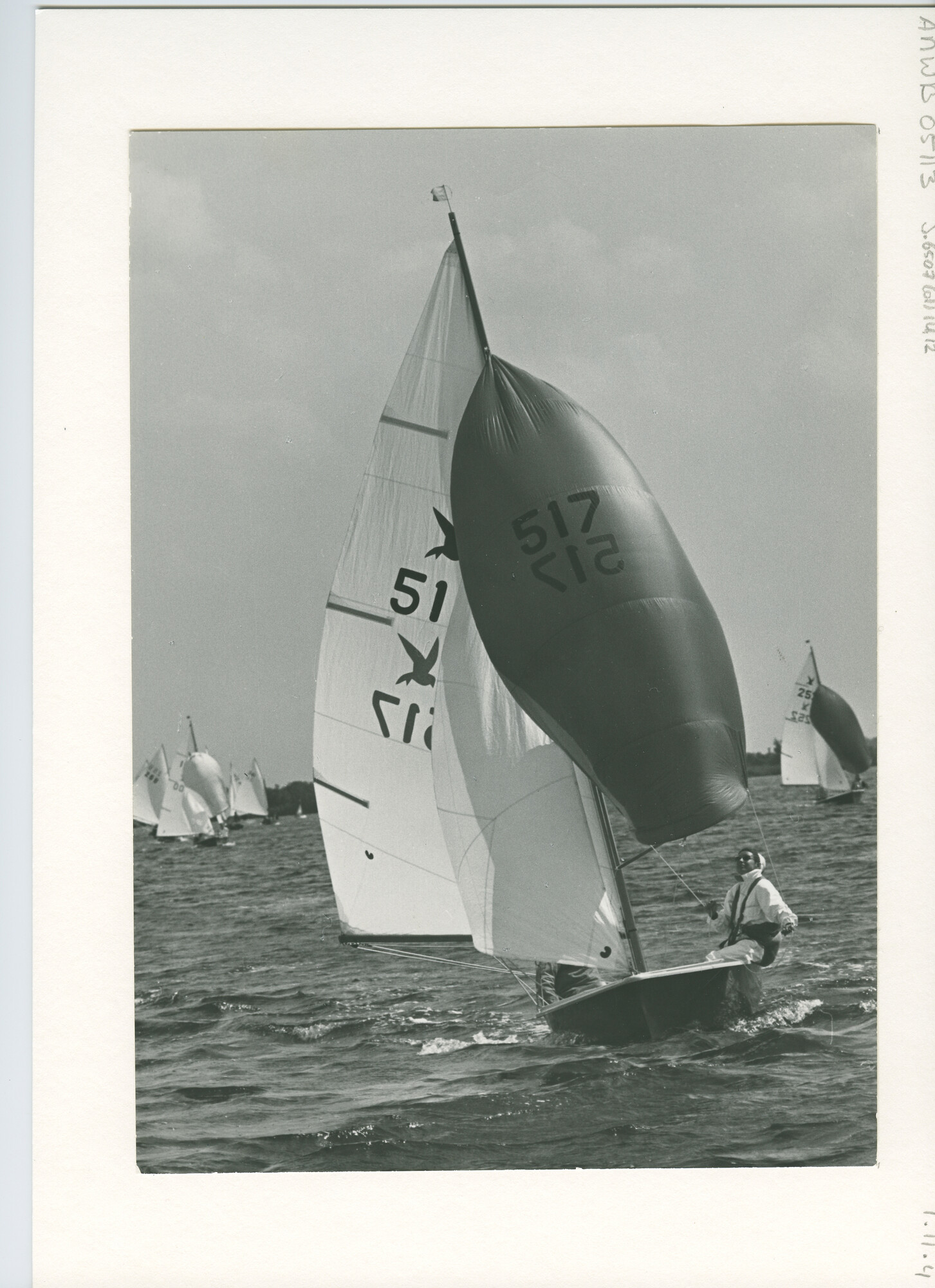 S.6507(01)1412; Foto van sternklasse, met ondermeer nummer 517.; foto