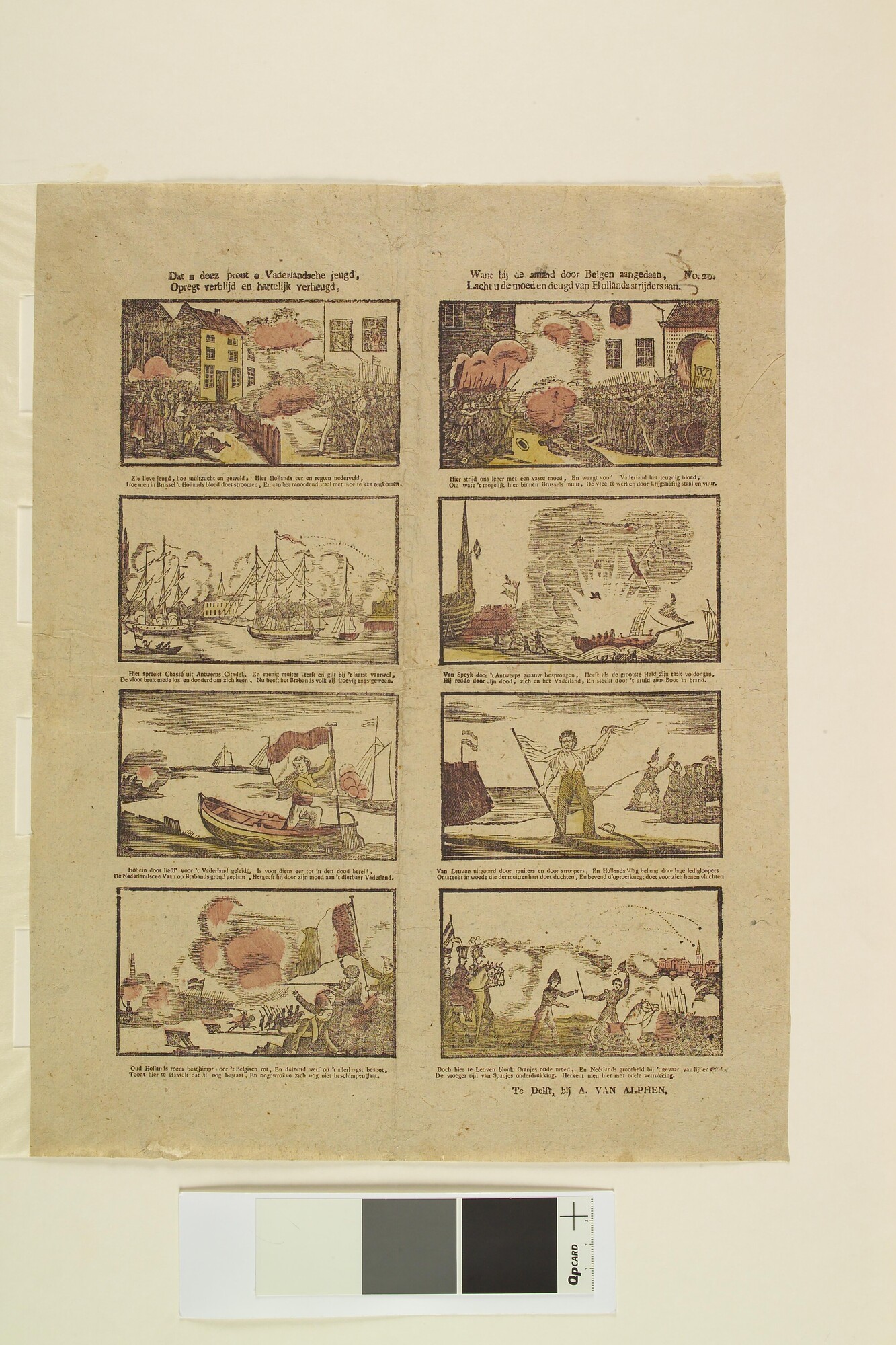 1989.1126; De Belgische Opstand, 1830-1831; prent