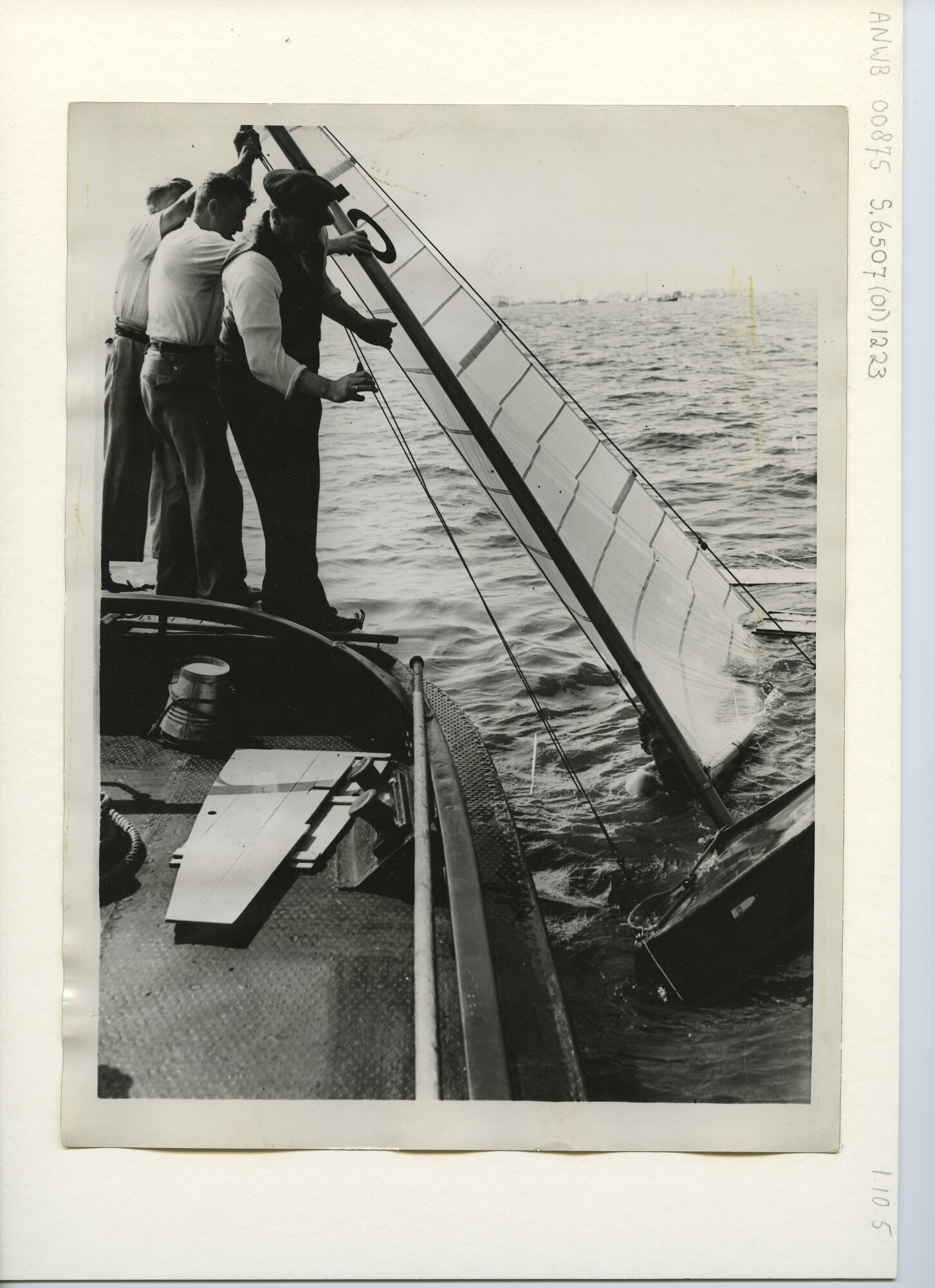S.6507(01)1223; Foto Nationale Zeilwedstrijden op Alkmaardermeer 1939; foto