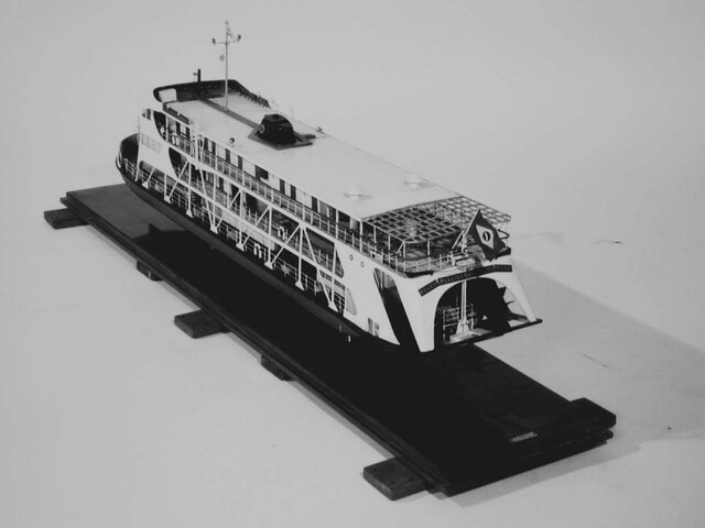 A.5031(a); Model van de Braziliaanse hekwieler Placido de Castro; scheepsmodel