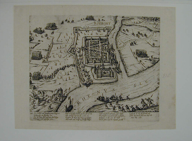 A.0145(027)277; Ruhrort aan Schenk ontnomen, 1587; prent