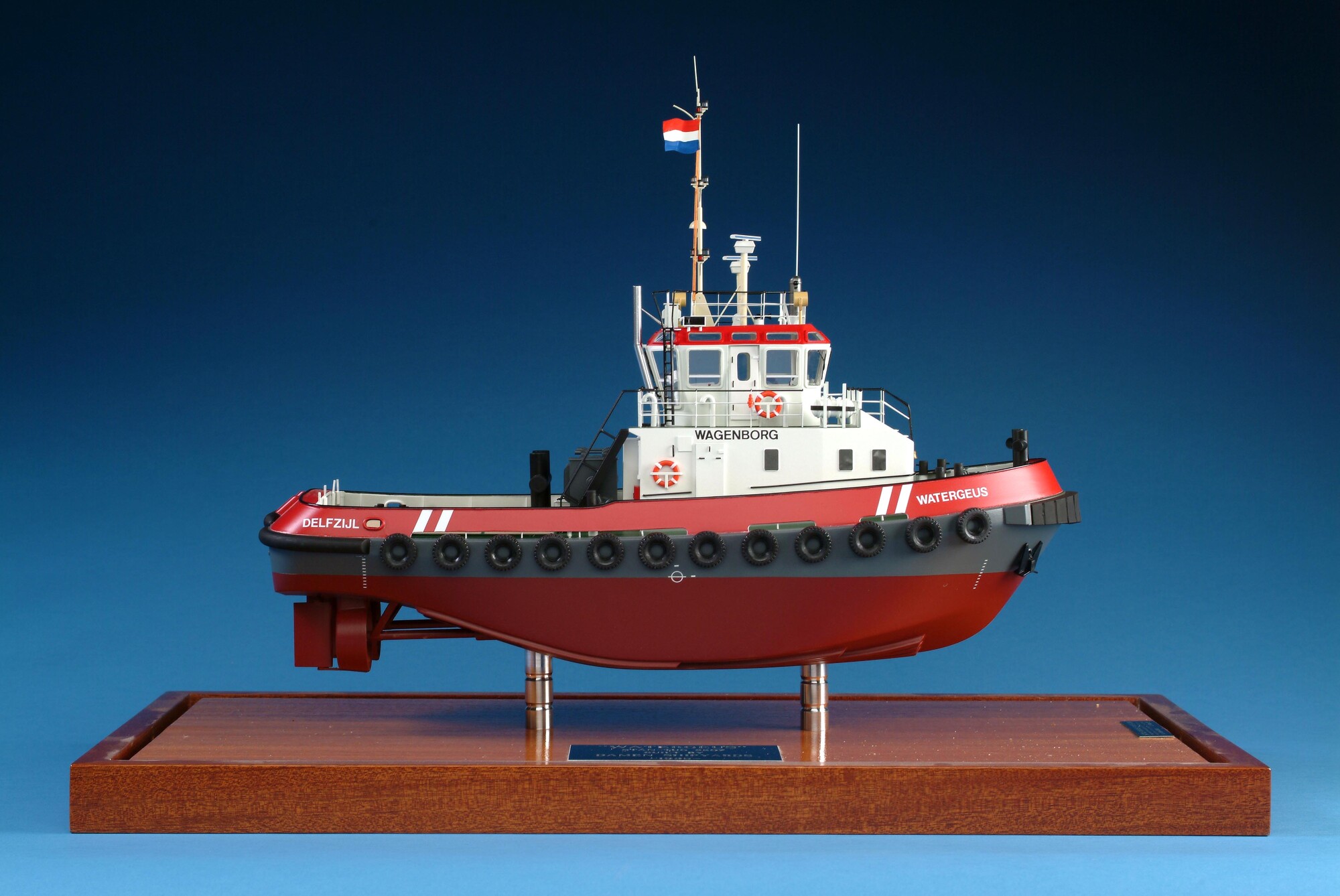 1996.0028; Model van de sleepboot Watergeus; scheepsmodel