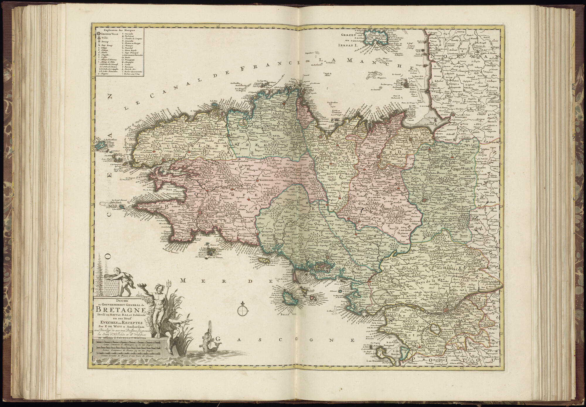 B.0032(027) [kaart 039]; Kaart van Bretagne; kaart