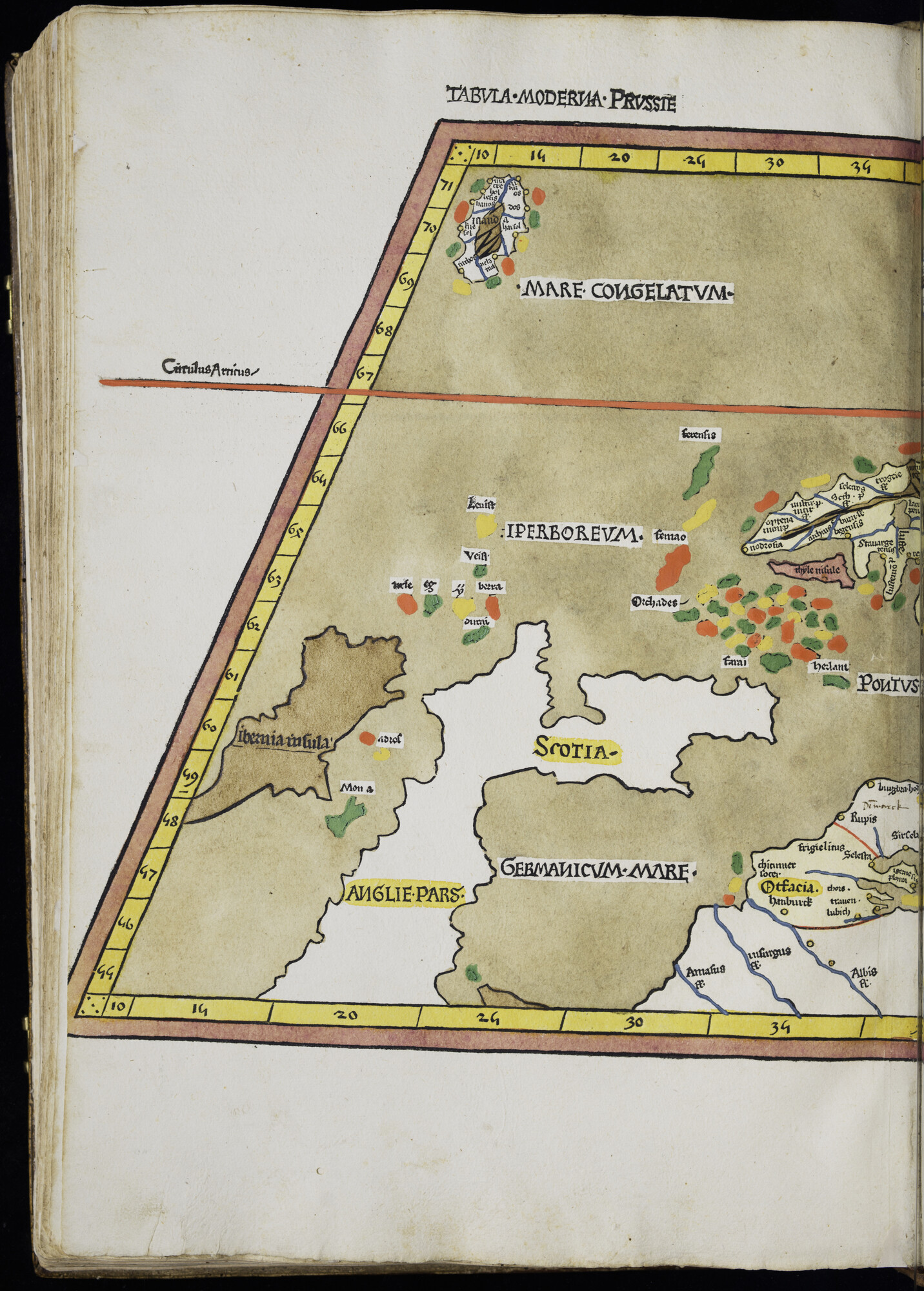 A.0145(033) [kaart 013]; Kaart van Noord-Europa; kaart