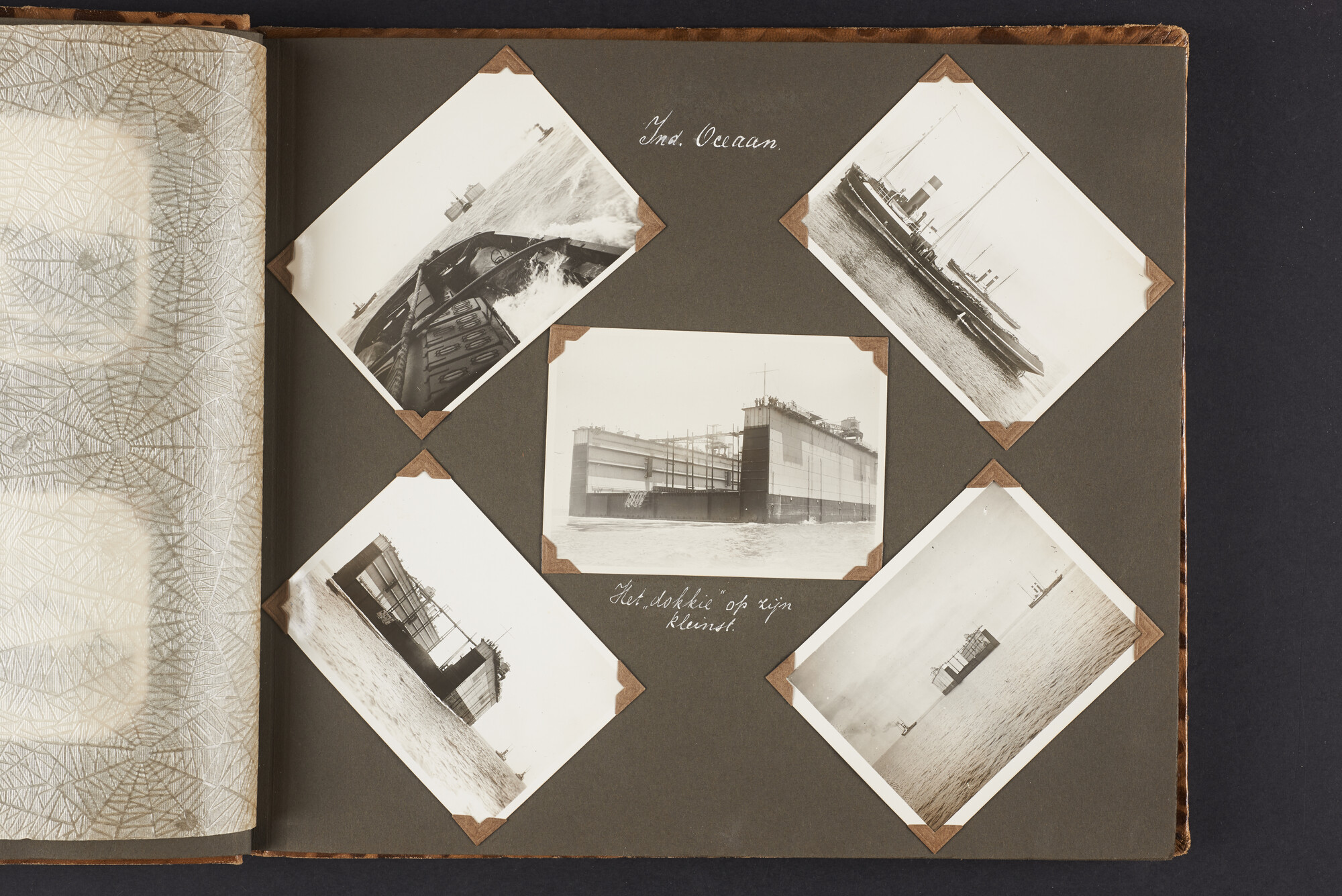 2016.0059; Fotoalbum van werkzaamheden van L. Smit & Co's Internationale Sleepdienst; fotoalbum