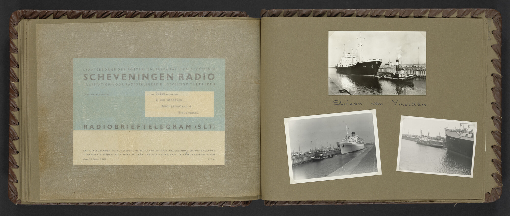 2024.0025; Fotoalbum van Hubrecht Timmerman over zijn koopvaardijtijd tussen 1950 en 1956; fotoalbum