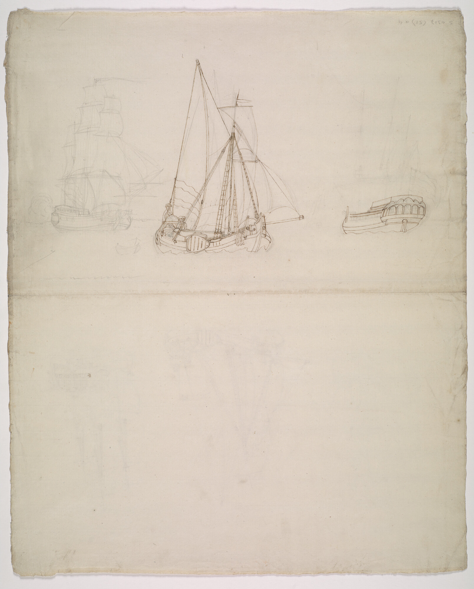 S.4317(51)a4; Vissershoop; tekening