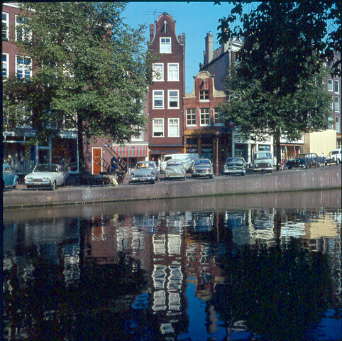S.9100(1967); Stadsgezicht in Amsterdam; diapositief