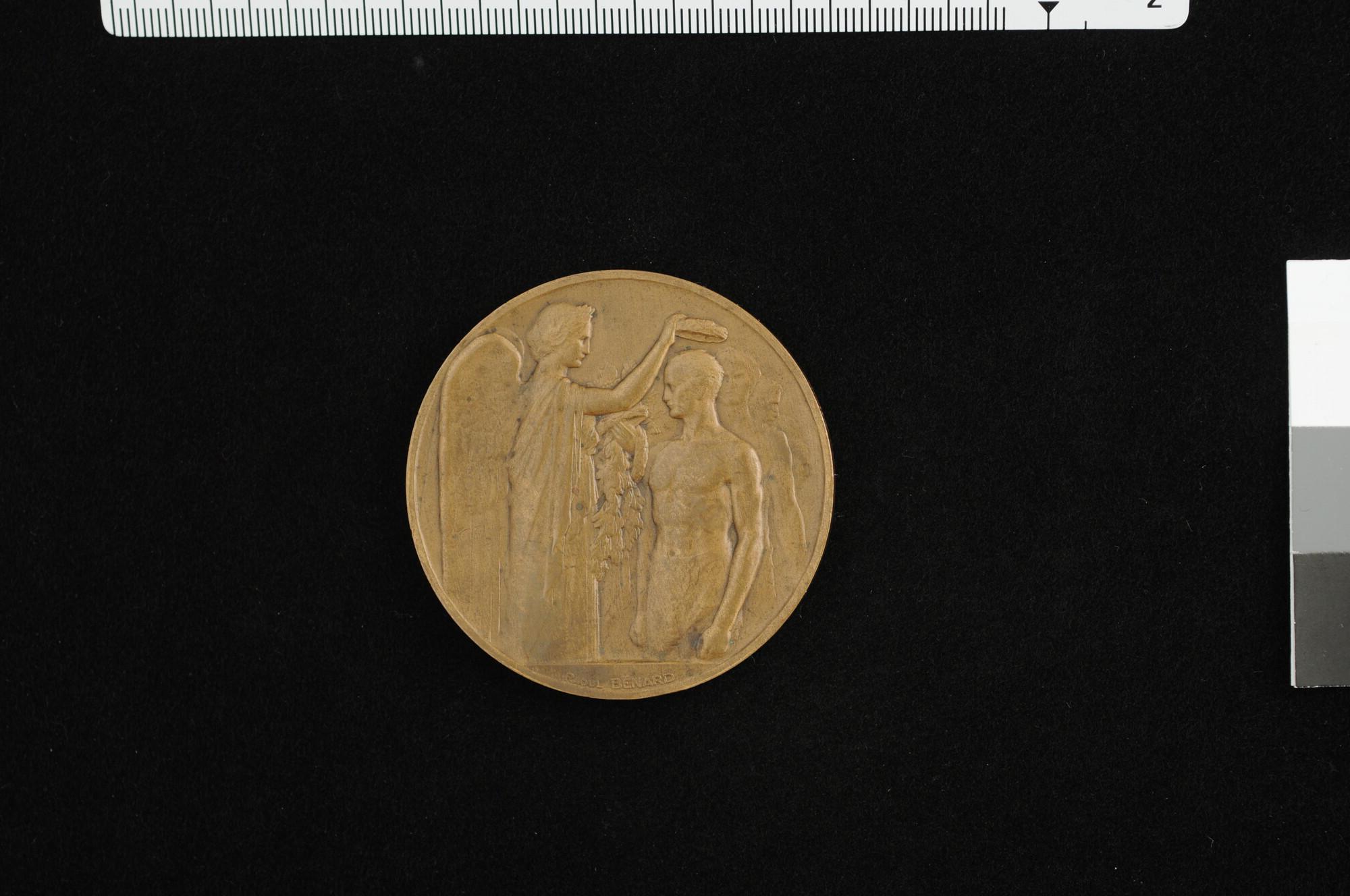 S.7284(01)57; Penning op de VIIIe Olympiade te Parijs, 1924; penning