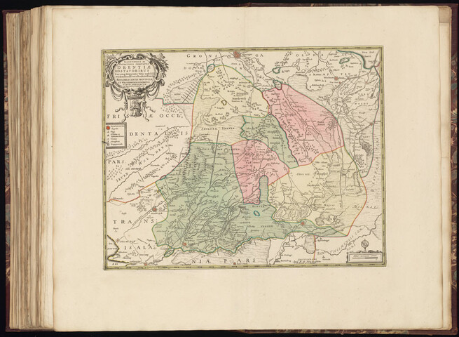 B.0032(032) [kaart 038]; Kaart van Noordoost-Nederland; kaart
