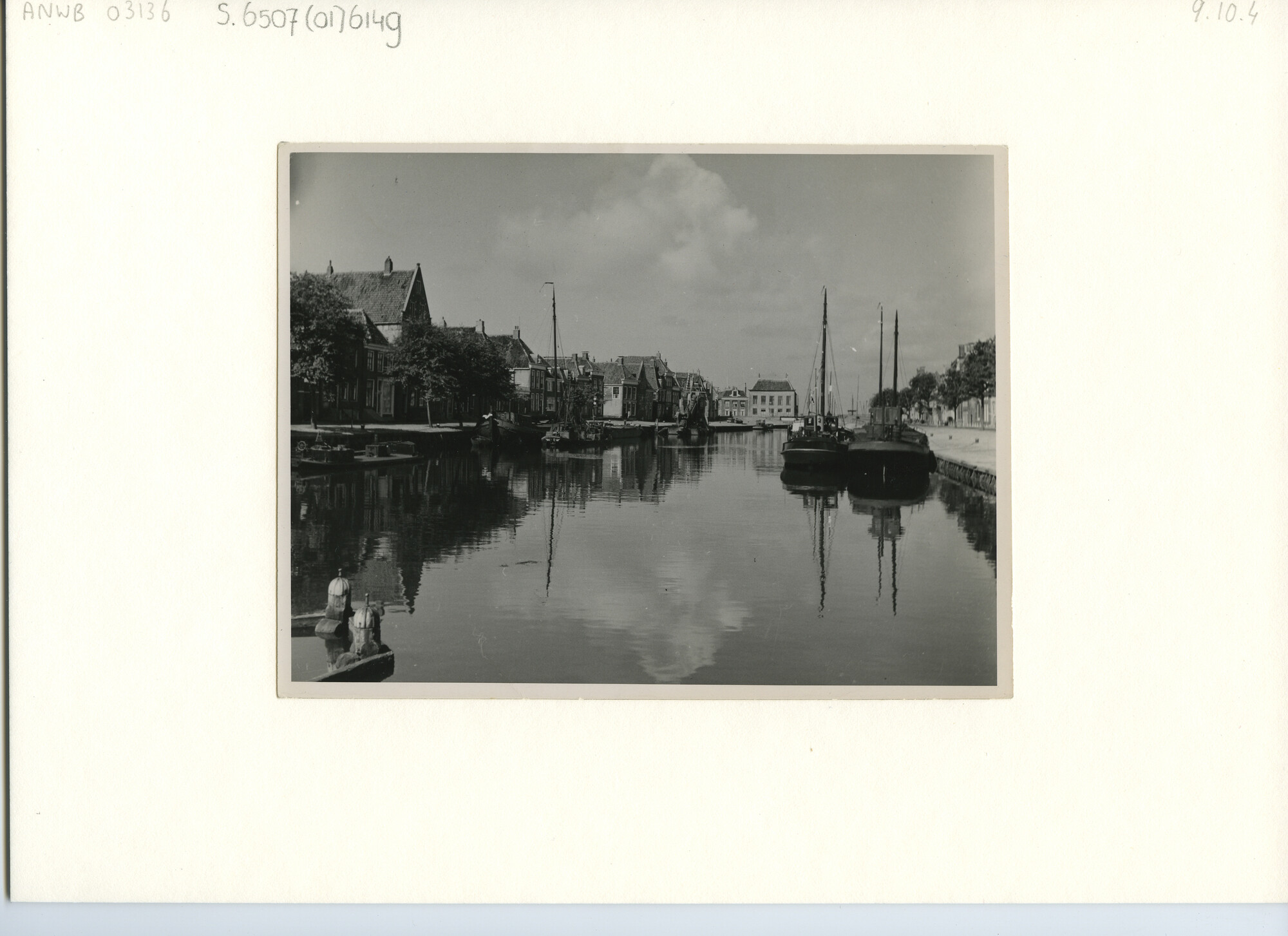 S.6507(01)6149; Foto van haven Harlingen; foto
