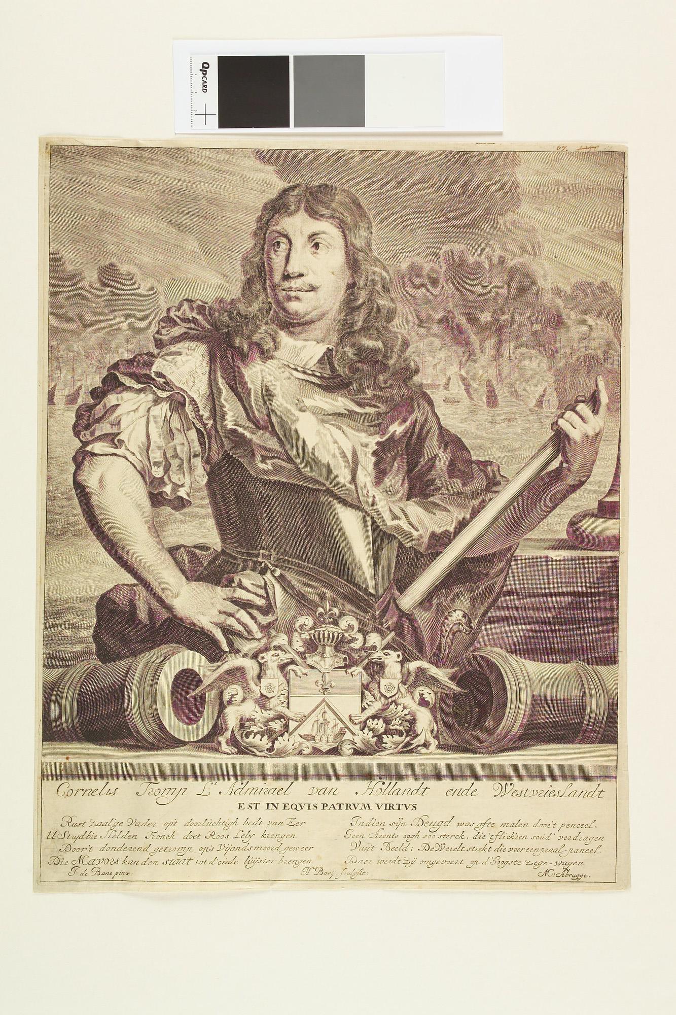 A.2245(01); Portret van Cornelis Tromp, luitenant-admiraal van Holland; prent