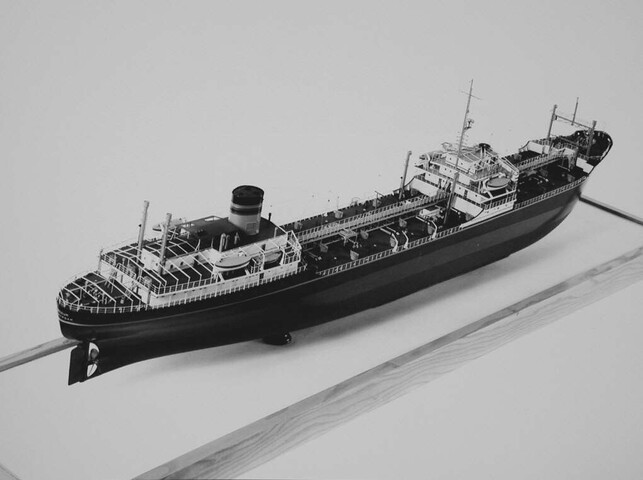 A.5714(03); Model van de tanker ms. Rossum; scheepsmodel