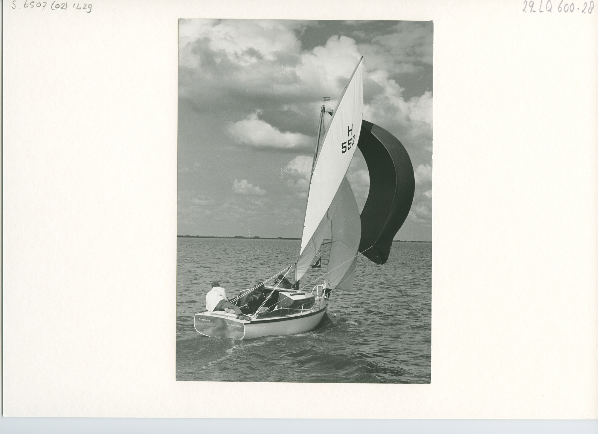 S.6507(02)1429.02; Zwart-wit foto van de Trintelwedstrijd 1963; foto