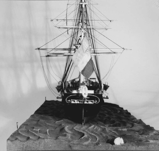 S.5284(01); Model van de bark Nicolaas Witsen; scheepsmodel