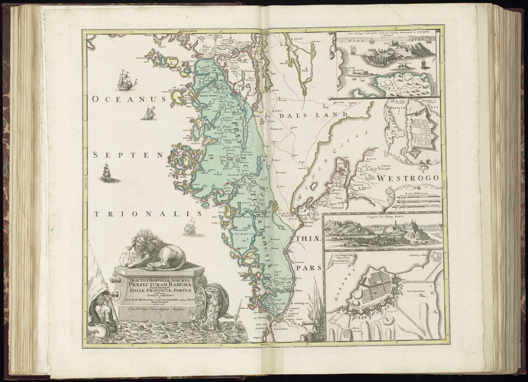 B.0032(030) [kaart 023]; Kaart van Zuidwest-Zweden; kaart