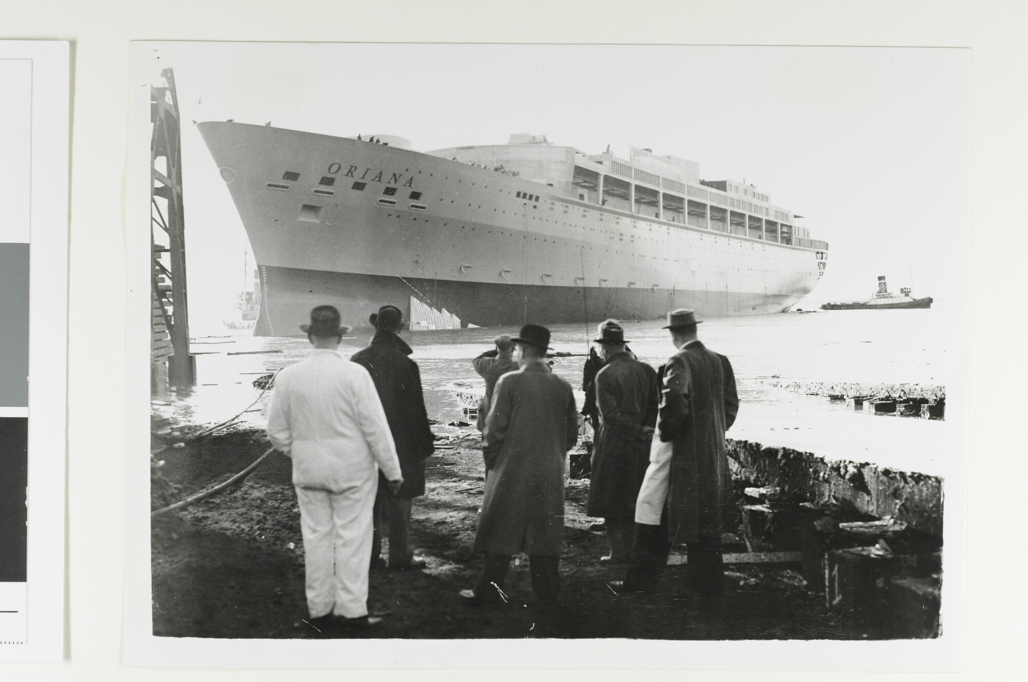S.6408(0913); De tewaterlating van het Britse passagiersschip ms. Orania voor P&O-Orient Lines; foto