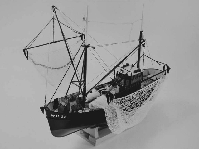 A.5189; Model van de motorkotter Alie Sietske; scheepsmodel