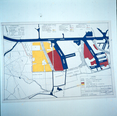 S.9100(5213); Dia uitbreiding plan Westelijk Havengebied; diapositief