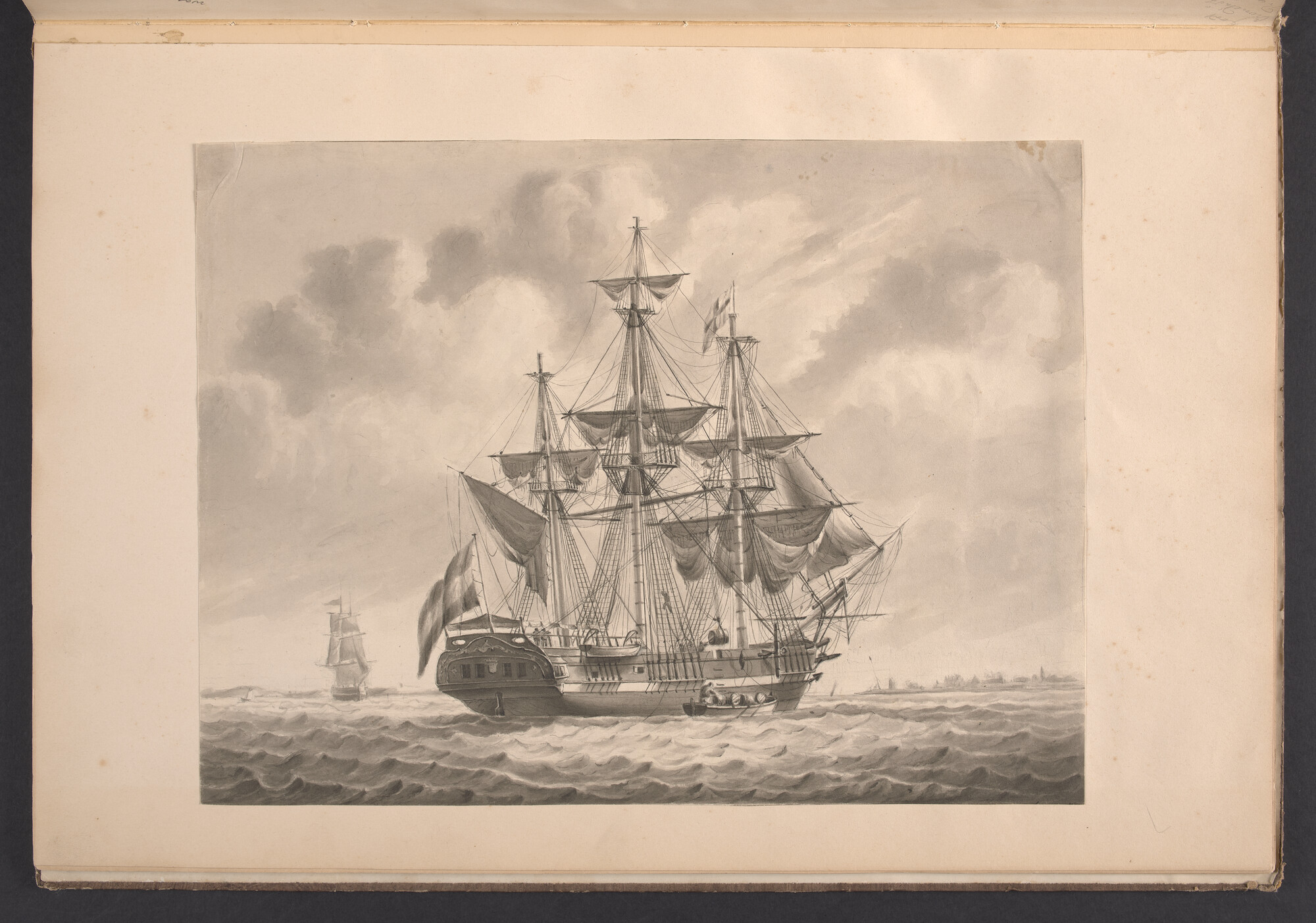 S.1277(09)53; Album met tekeningen van Dirk Muller, Jacob Swart en W. Stort; album