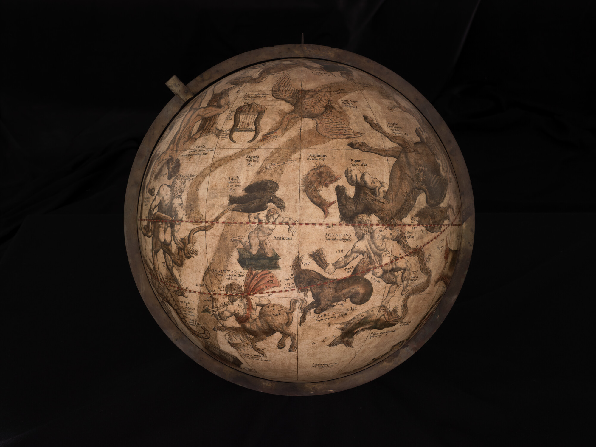 A.1175(01); Hemelglobe van 42 cm door Gerard Mercator, 1551; globe