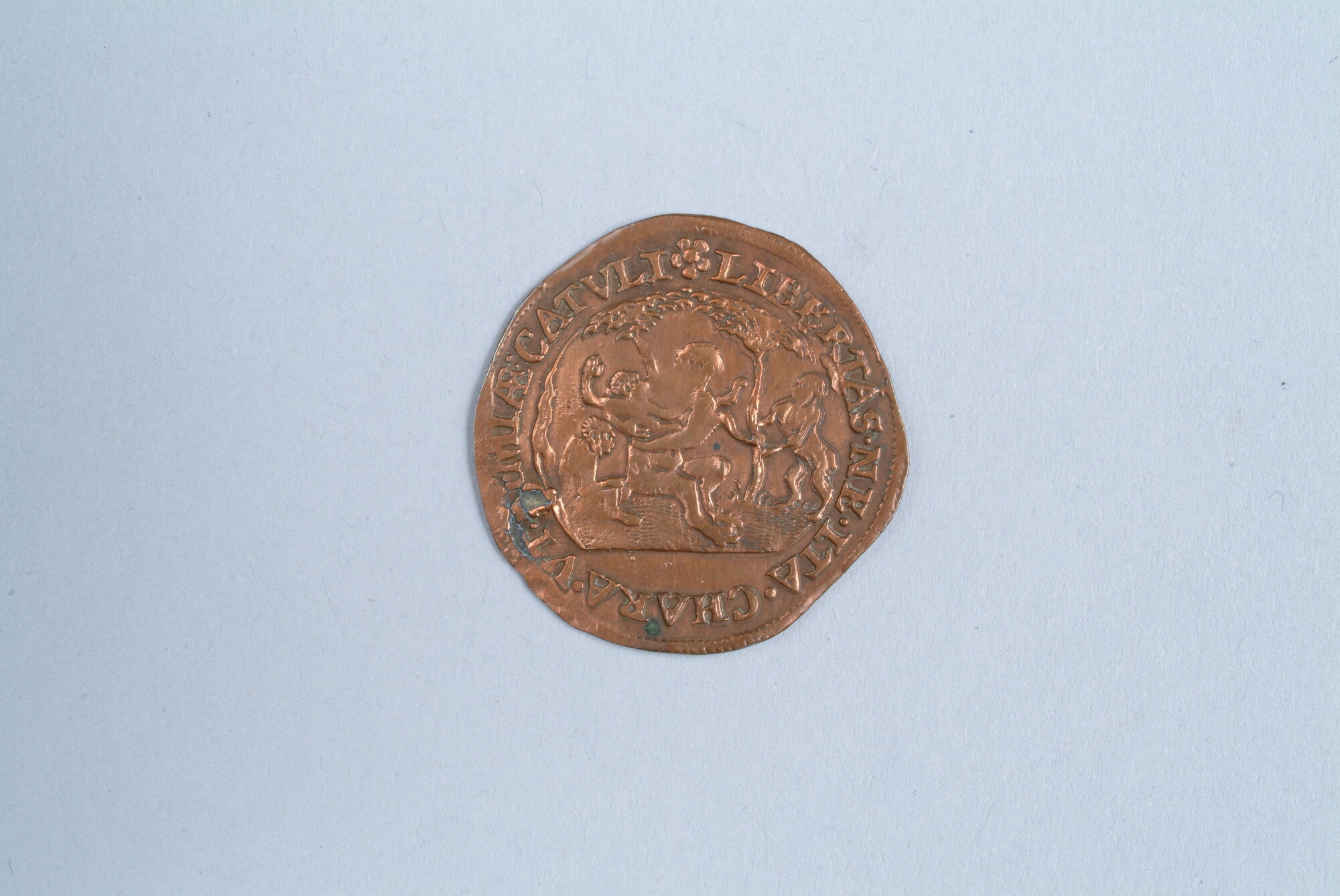 A.0027(026); Rekenpenning op de onbetrouwbaarheid der Engelse bondgenoten, 1603; jeton