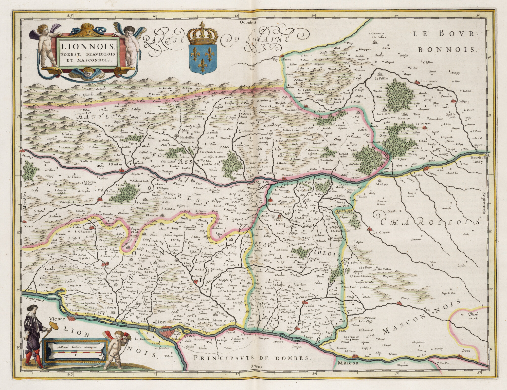 S.1034(14) [kaart 017]; Kaart van Lyonnais; landkaart
