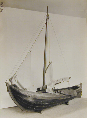 A.0130; Model van een Huizer botter; scheepsmodel