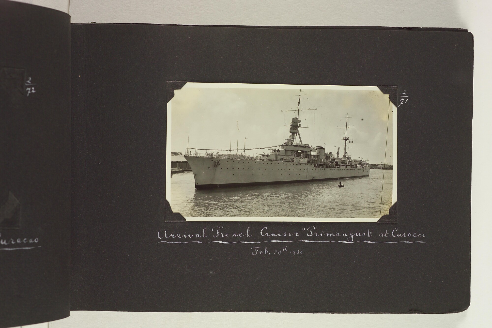 S.6156(06)l; Fotoalbum l) uit een serie van veertien uit de Collectie Job over zijn reizen met ss. 'Stuyvesant' en 'Venezuela' van de KNSM [...]; fotoalbum