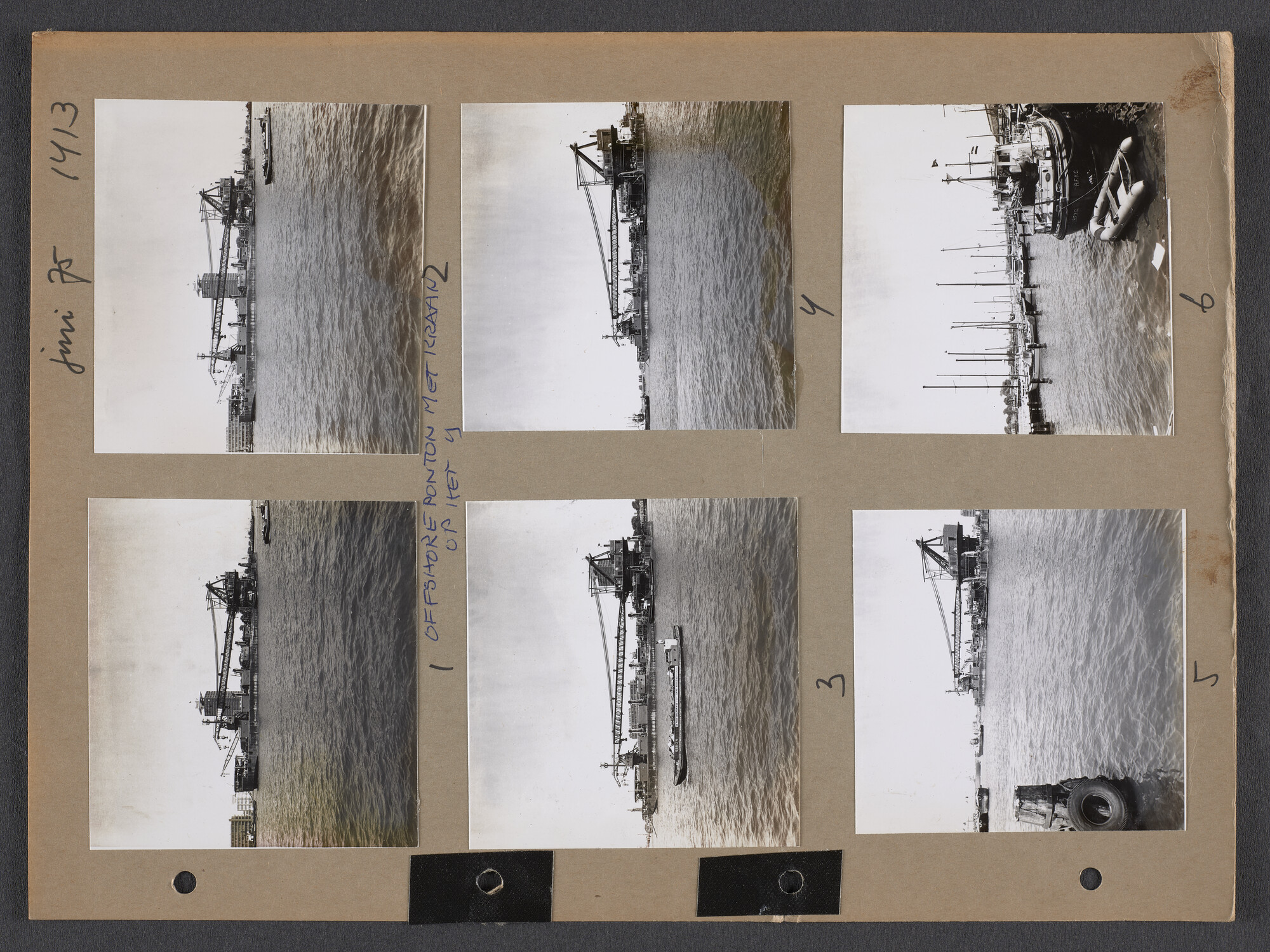 S.9102(36); Multomap met foto's door Ben Burgers, samengesteld door de Vereniging De Amsterdamsche Haven; foto
