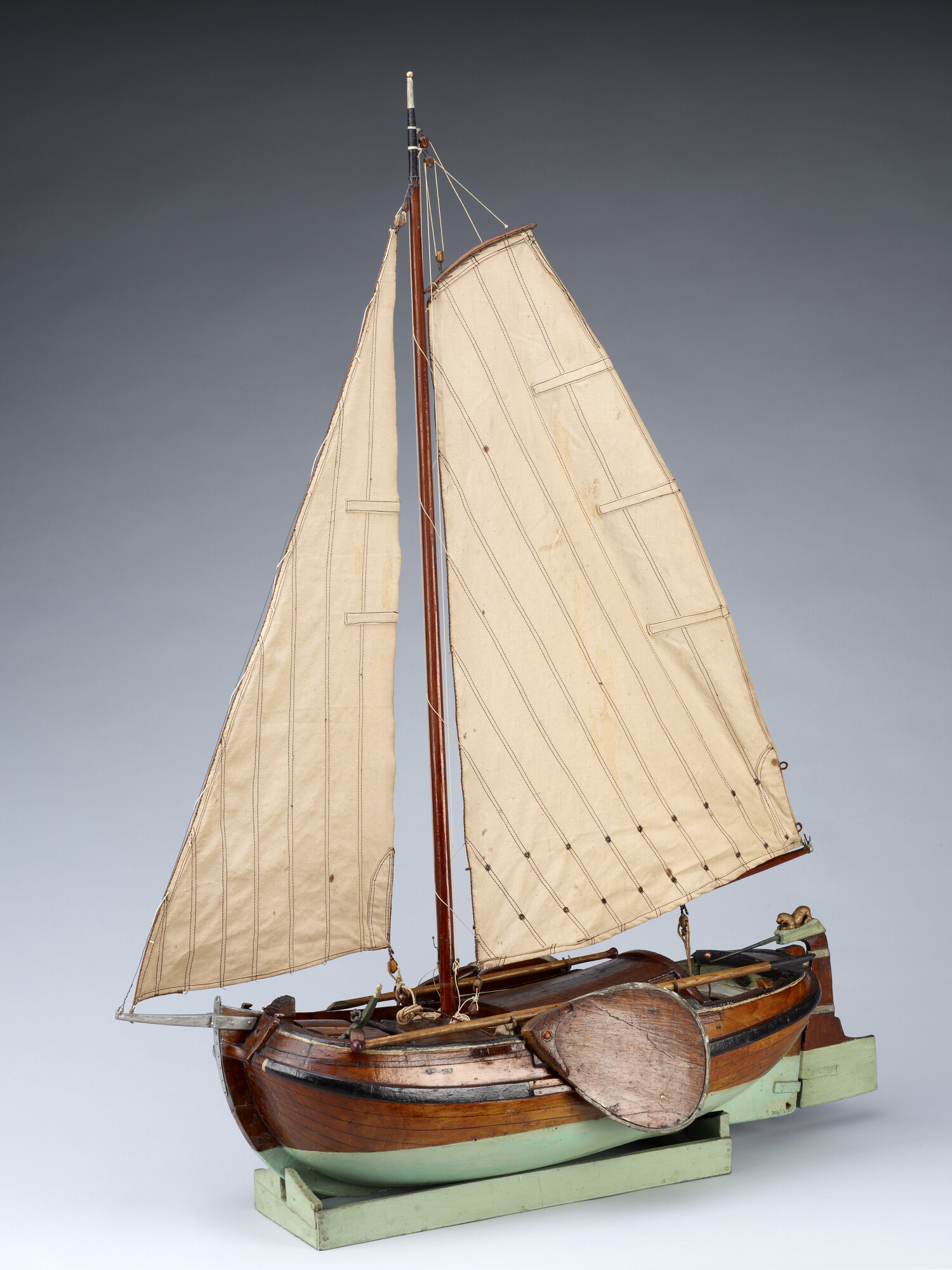 S.0906(01); Model van een Friese boeier; scheepsmodel