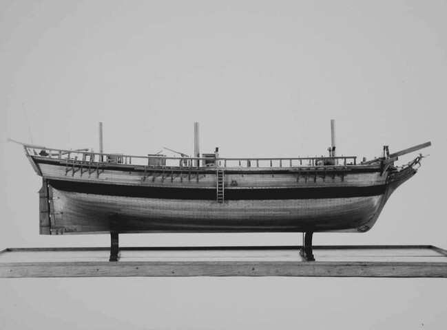 S.0663(07); Model van het driemastschip Cornelis Houtman; scheepsmodel