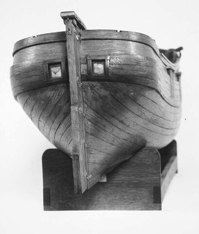 A.5265; Model van een galjoot; scheepsmodel