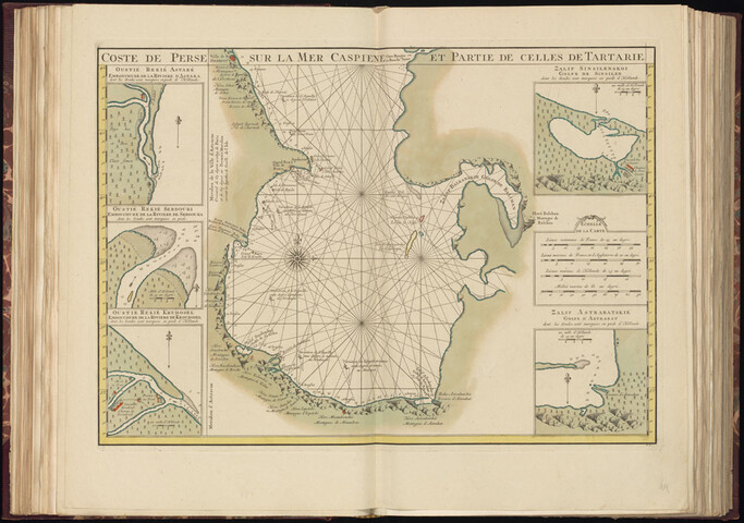 B.0032(030) [kaart 041]; Kaart van het zuidelijk deel van de Kaspische Zee; kaart