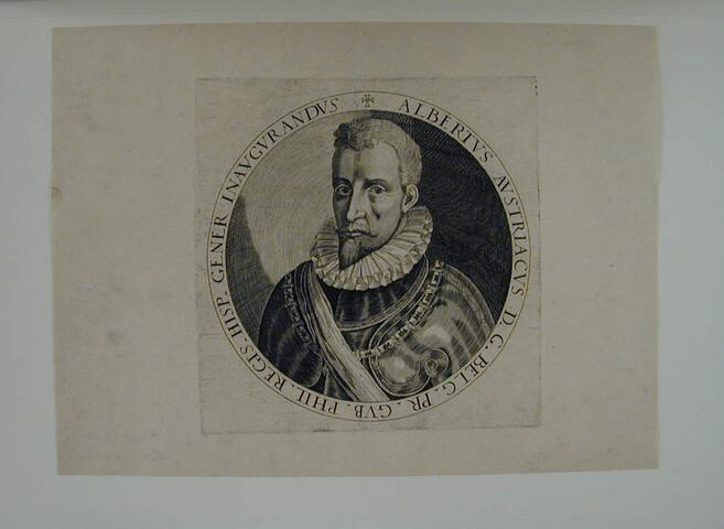 A.0145(027)317; Portret van aartshertog Albertus van Oostenrijk; prent