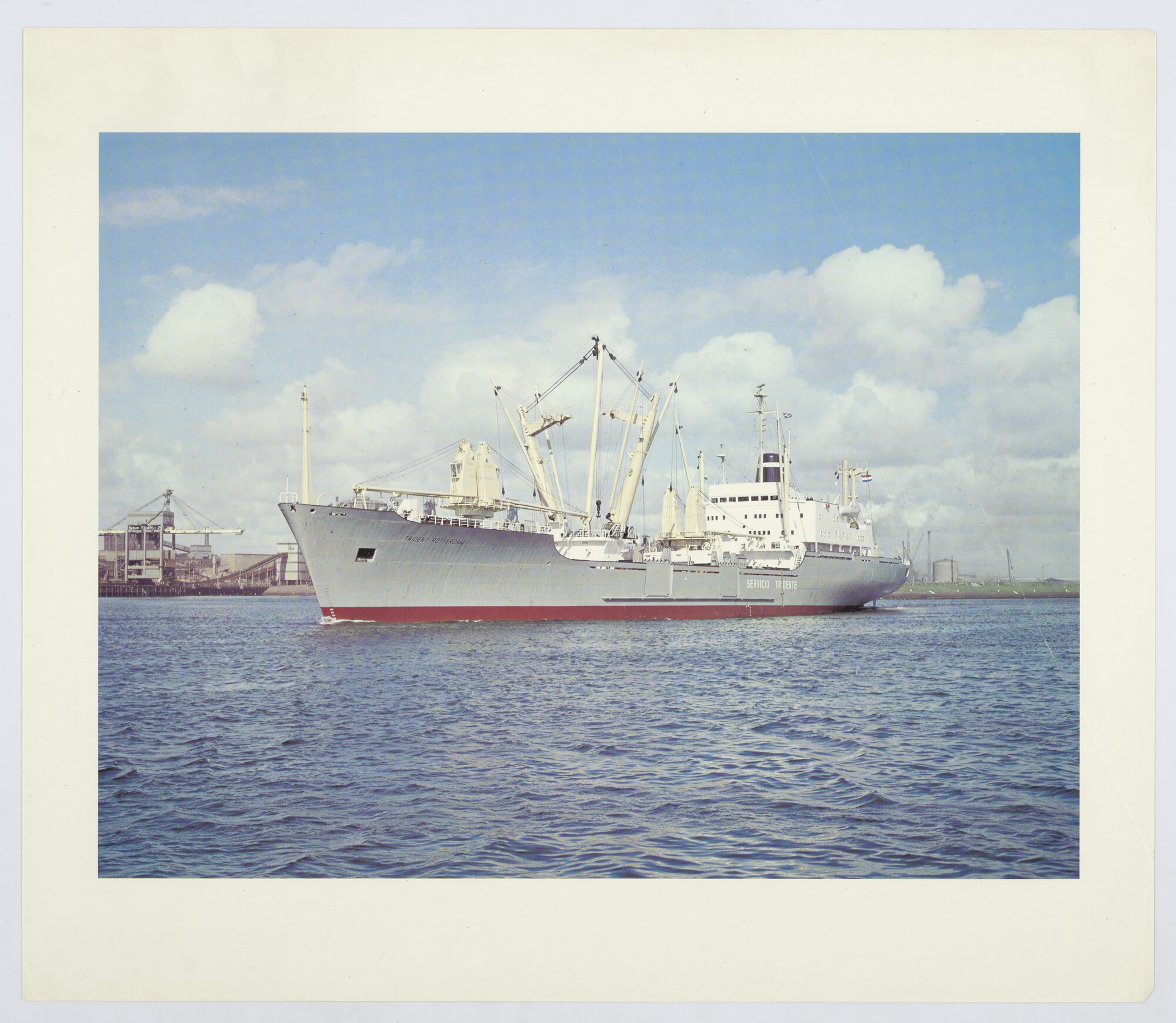 1994.5176; Het vrachtschip ms. Trident Rotterdam van de KNSM; affiche