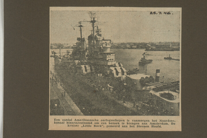 2001.1755; Omslag met vele foto's en knipsels van meest bergingsactiviteiten door Reederij v/h Gebroeders Goedkoop te Amsterdam in de periode 1929 / 1949; omslag