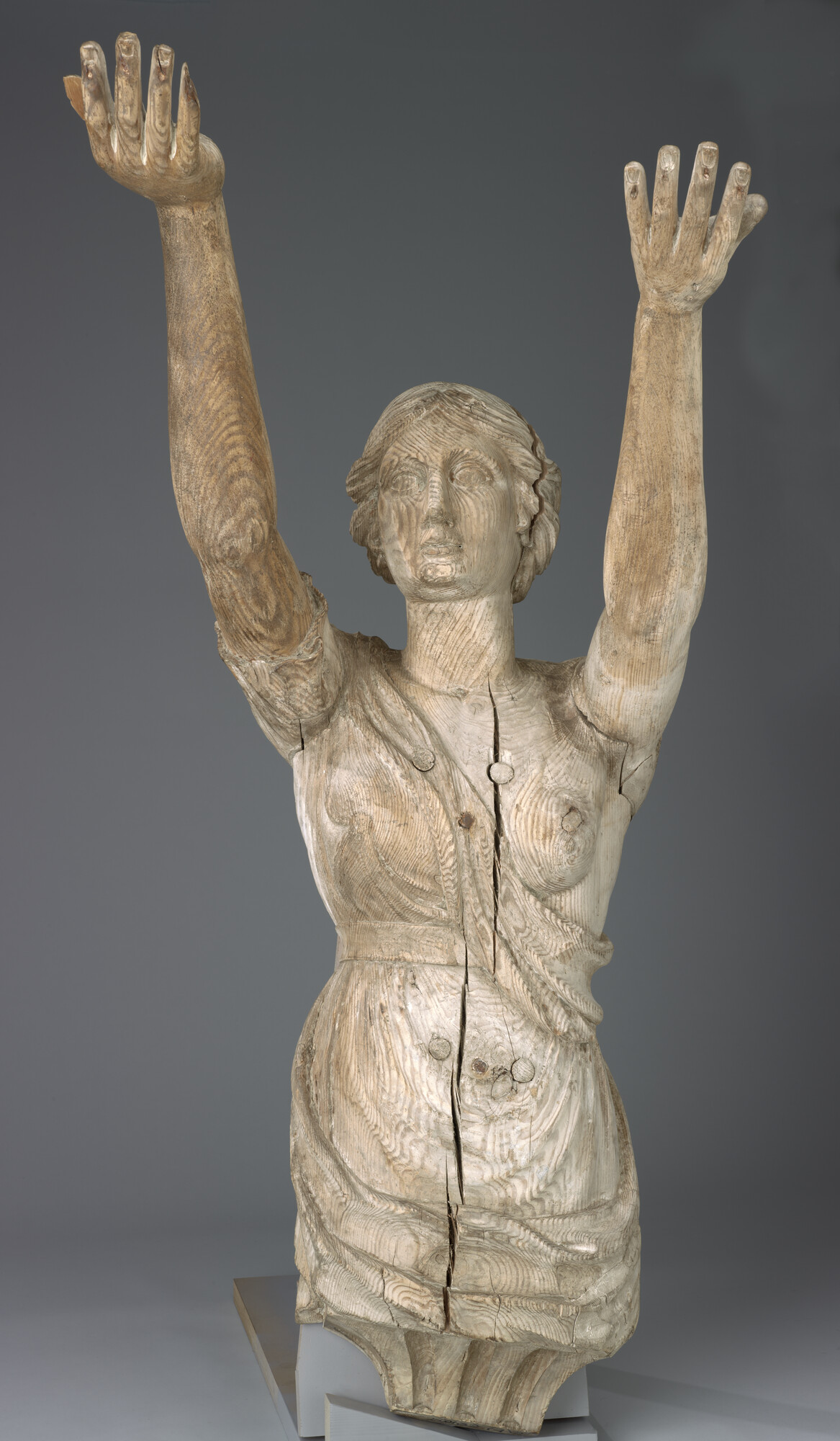 S.0132(04)2; Console, voorstellend een vrouwenfiguur, afkomstig van de Adolf Hertog van Nassau; spiegelversiering