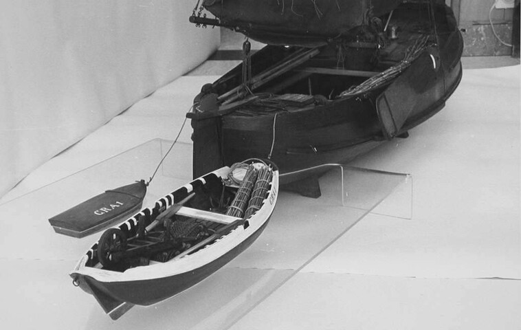 A.5277; Model van de Zeeuwse hengst GRA 1; scheepsmodel