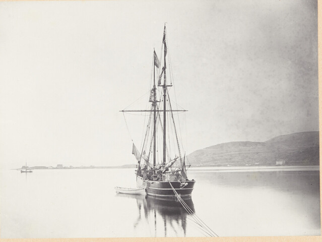 A.0123(05)07; Kooldruk van glasnegatief van de Vierde Noordpoolreis van de Willem Barents in 1881; fotoreportage