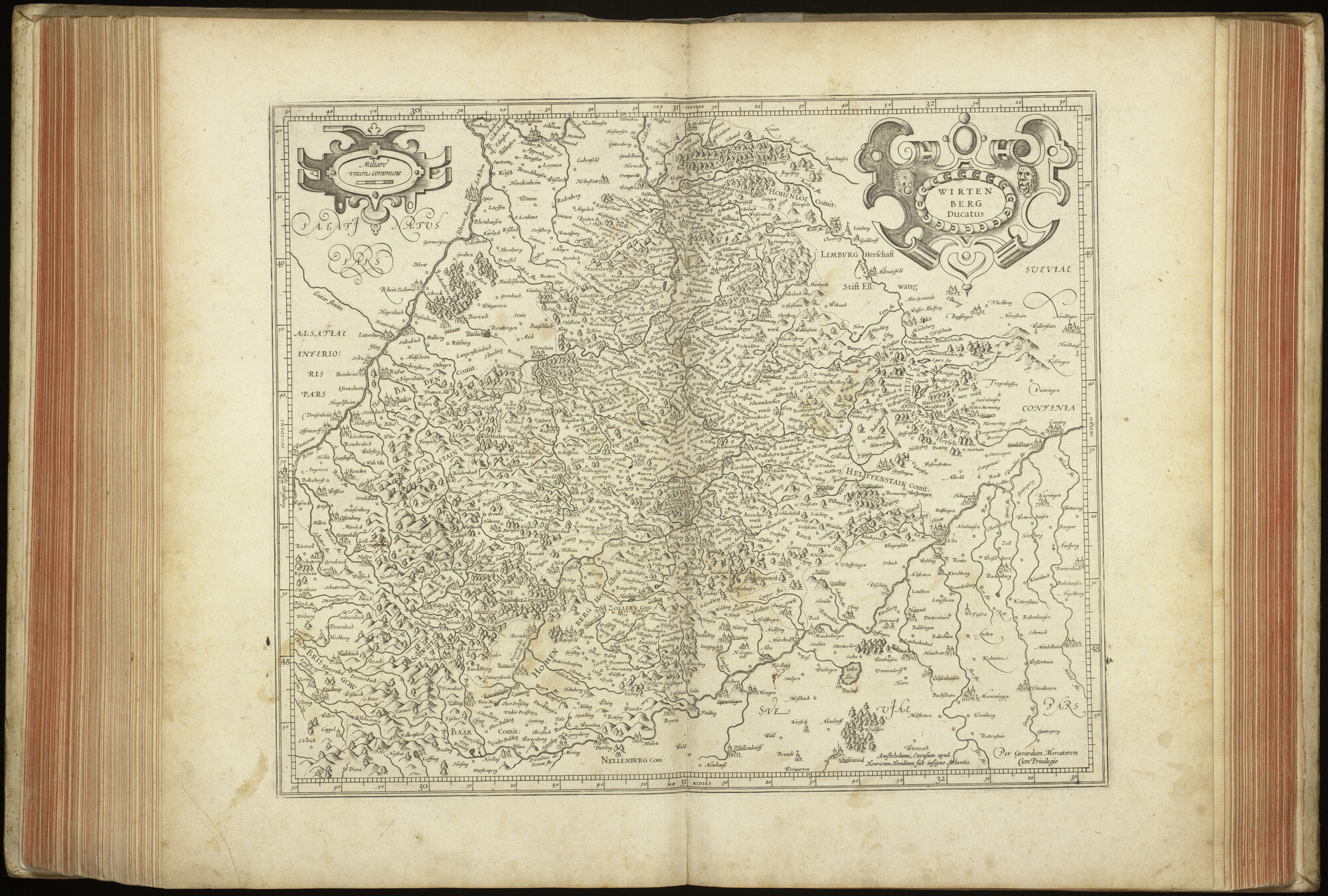 A.0145(227) [kaart 105]; Kaart van Zuidwest-Duitsland; kaart