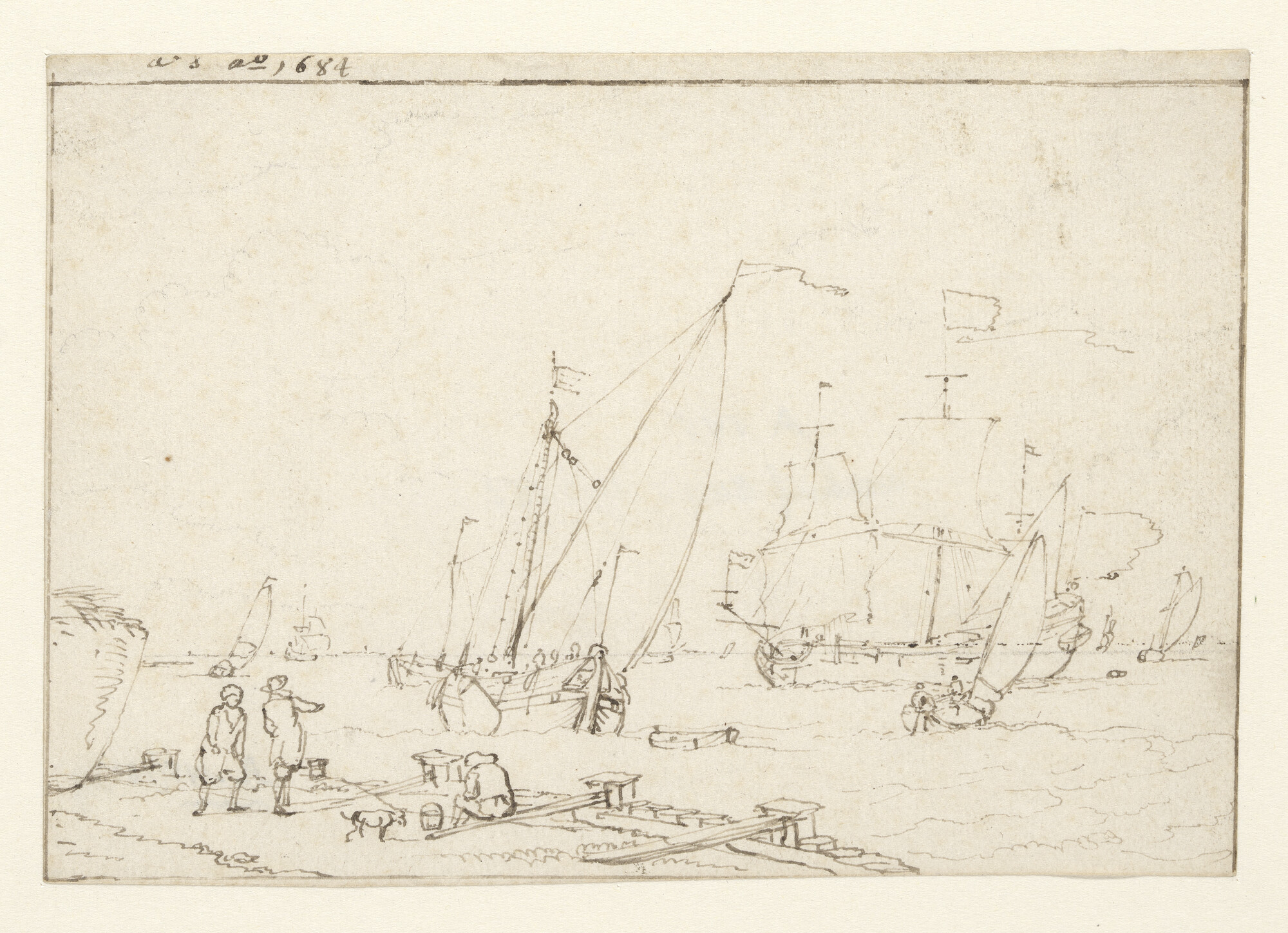 A.0145(183)19; Een rede; tekening