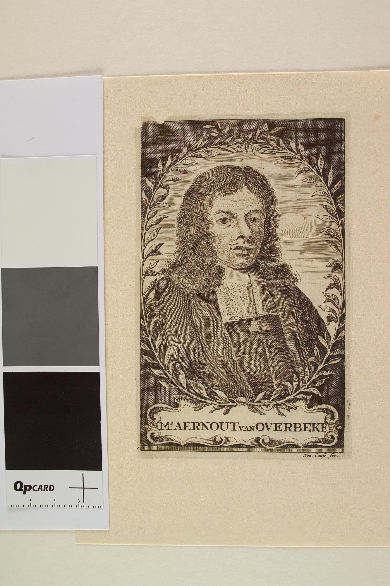 A.0075(116); Portret van Mr. Aernout van Overbeke; prent
