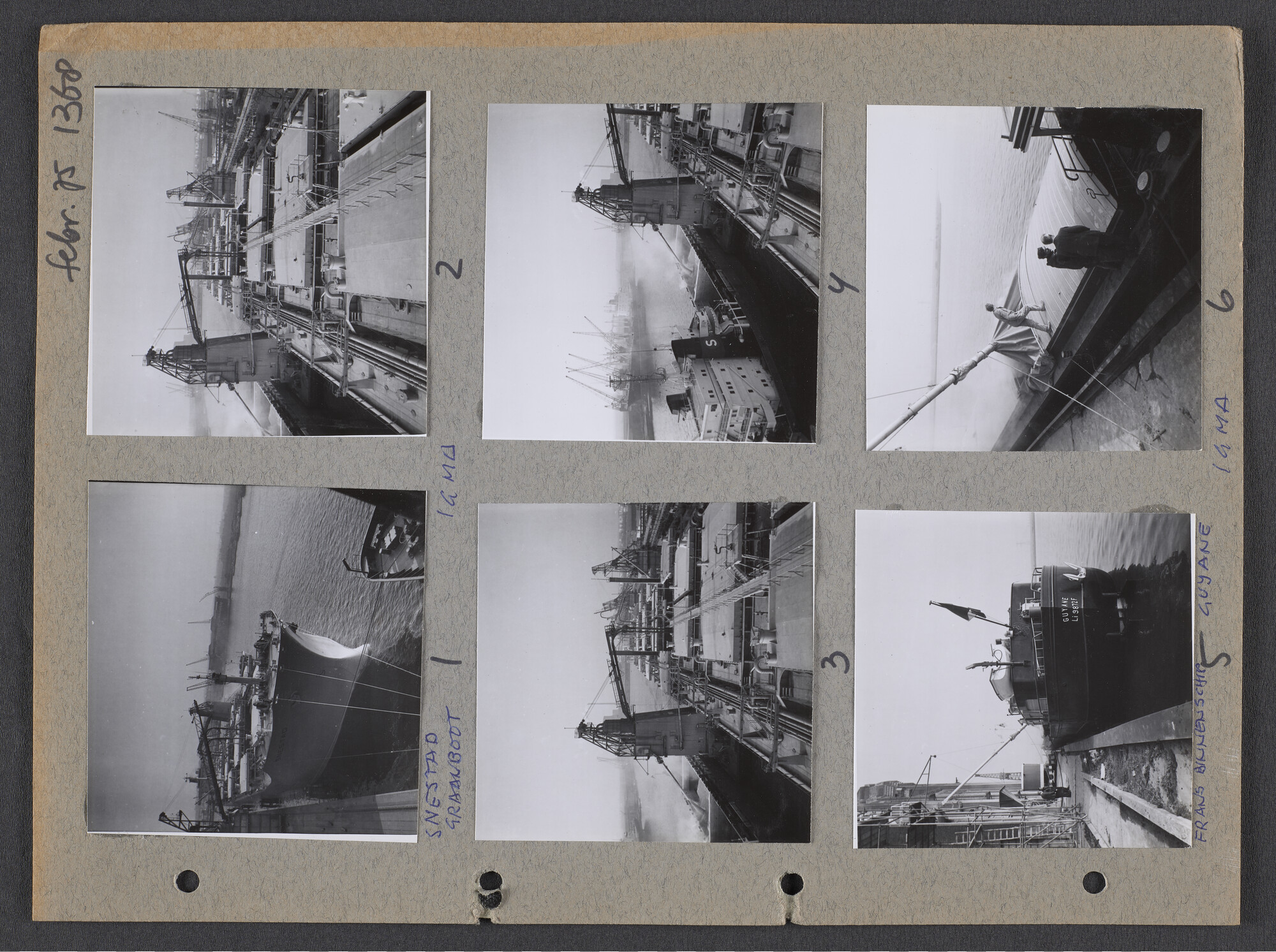 S.9102(35); Multomap met foto's door Ben Burgers, samengesteld door de Vereniging De Amsterdamsche Haven; foto