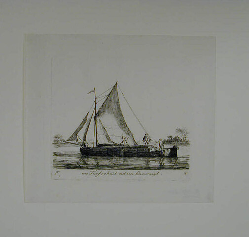 A.0149(0141); Prent uit de suite 'Verscheide soorten van Hollandse schepen'; prent
