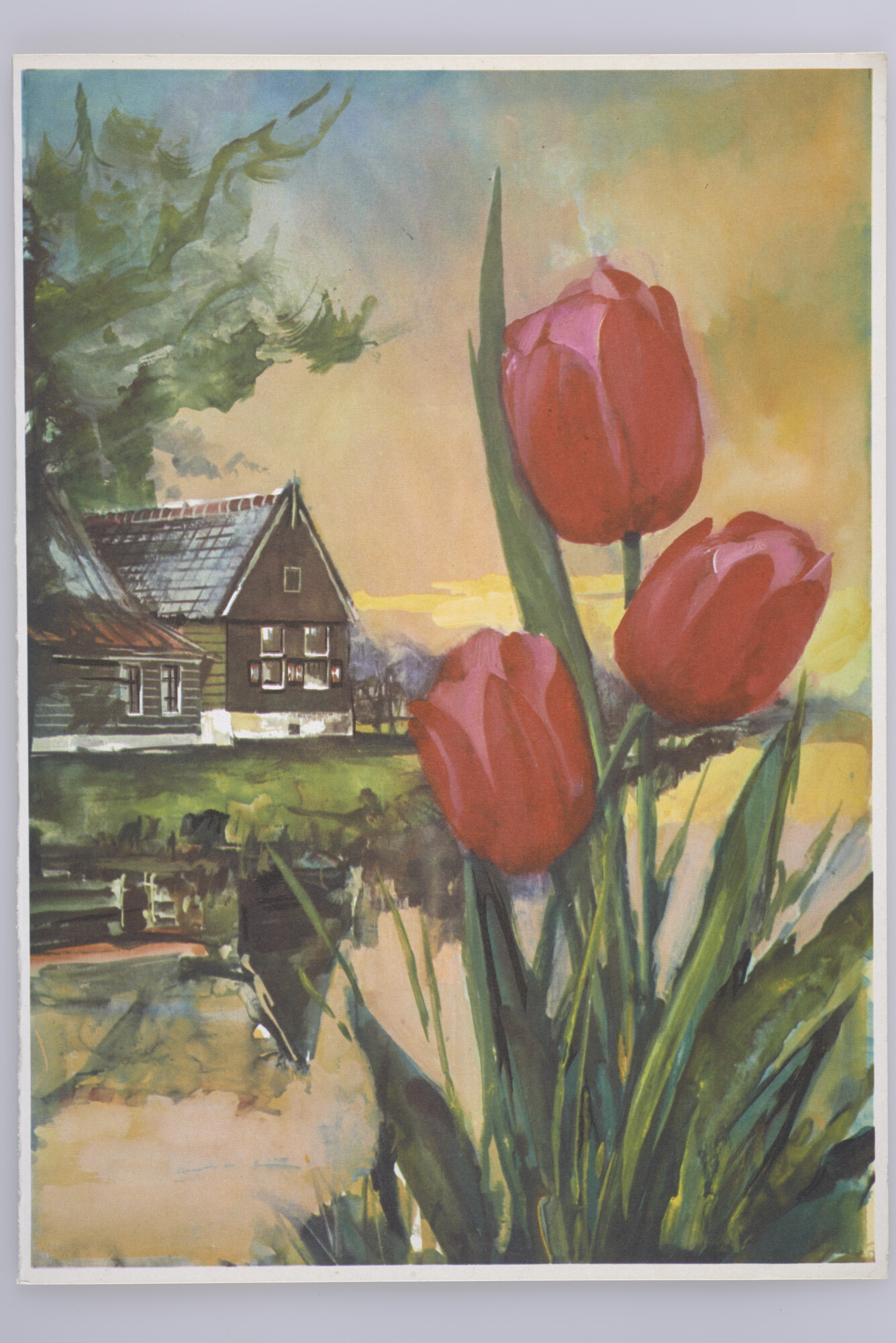 1998.1967; Blanco menukaart gebruikt aan boord van schepen van de SMN; menukaart