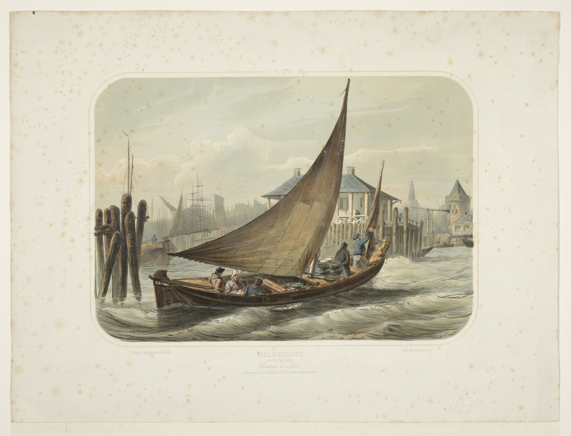 A.0632(02); Een melkschuitje; prent