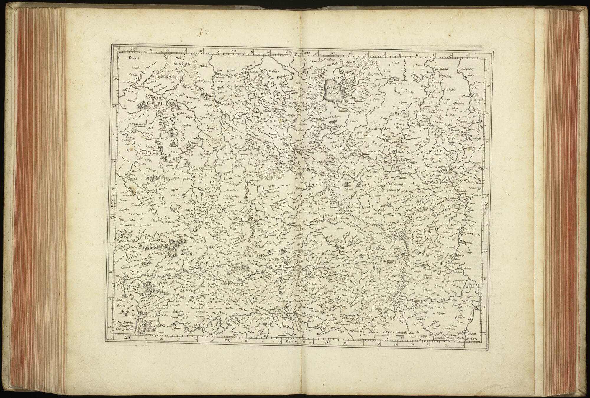 A.0145(227) [kaart 099]; Kaart van Oost-Nederland en Centraal-Duitsland; kaart