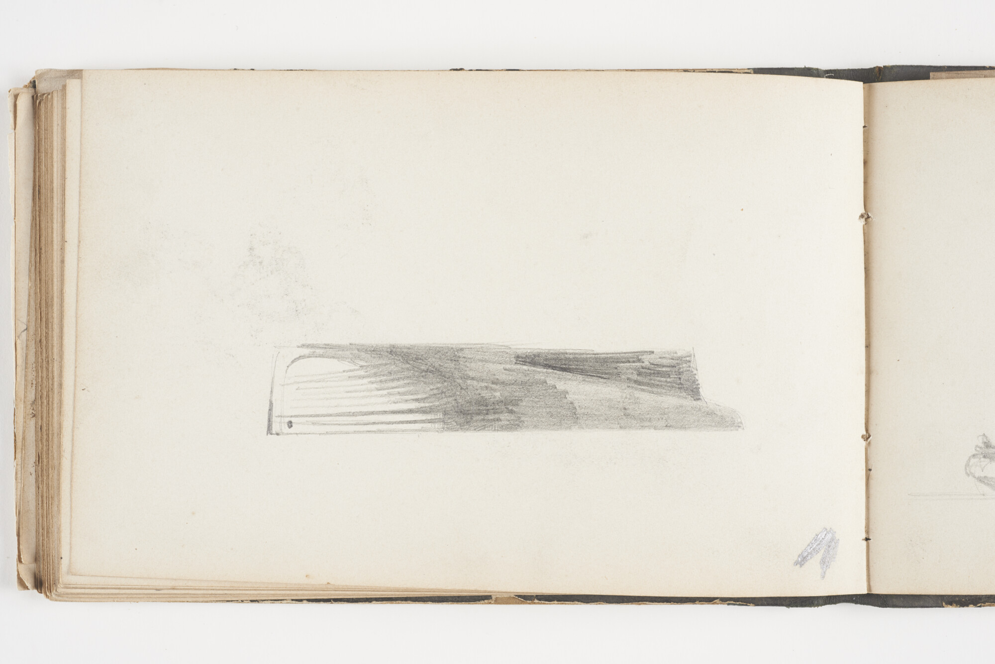 A.2019(02); Schetsboek met studies van binnenschepen en zeeschepen; schetsboek