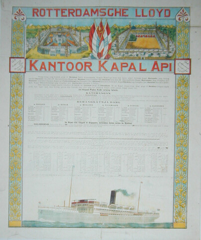S.4294(06); Rotterdamsche Lloyd, Kantoor Kapal Api; affiche